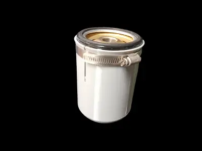 Oil Filter Case 3D print model