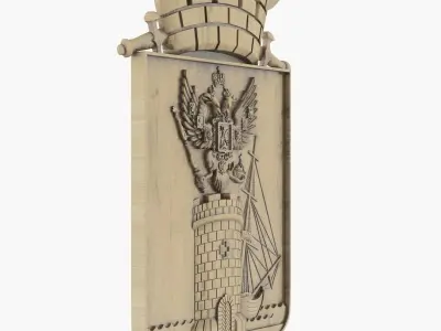 The coat of arms of Theodosius 3D print model