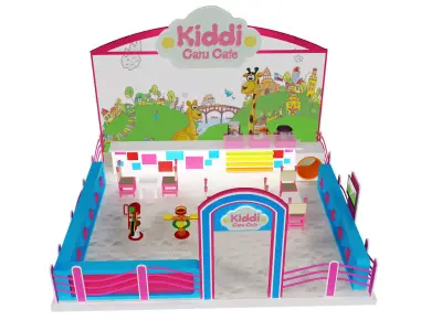 Booth Exhibition Stand a395b 3D model