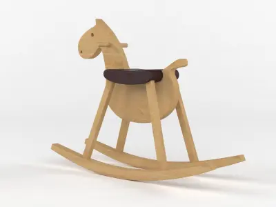 Toy Rocking Horse 3D model