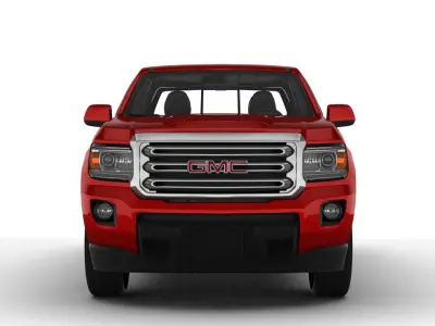 GMC Canyon crew pickup 2019 Low-poly 3D model