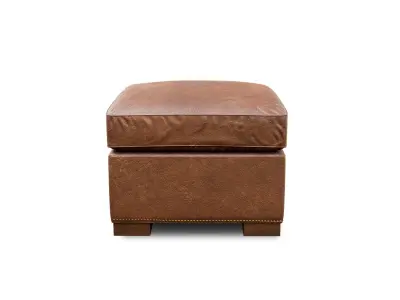 Collins Leather Ottoman 3D model