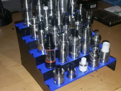 Vape Atomizer stand with or without Drawer 3D print model
