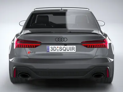 Audi RS6 Sedan 2024 3D model