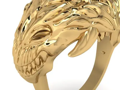 dragon ring 3D print model