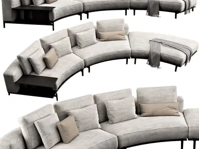 Brera Sofaset 3D model