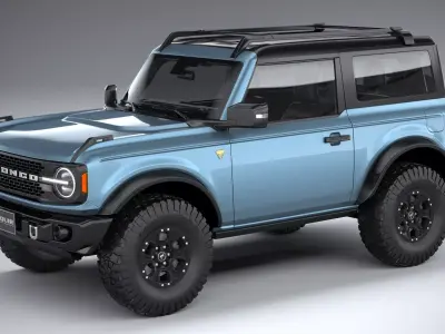 Bronco Badlands 2-door 2021 3D model