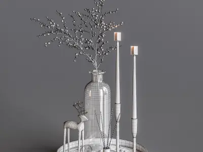 Decorative set 35 3D model