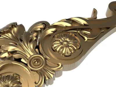  decorative pattern ready for 3D printing 3D model