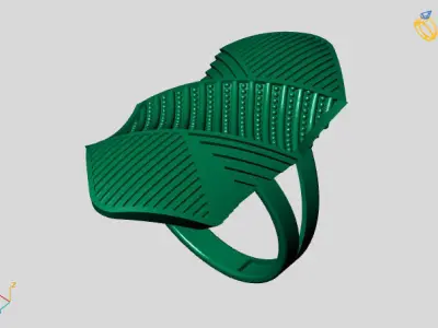 Women Ring STL Womens Ring 3d models 3D print model 3D print model 11