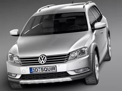 Volkswagen Passat Alltrack 2013 3D model