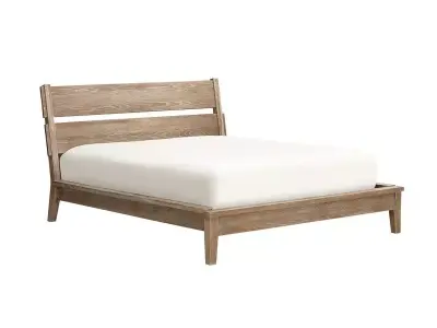 Madiun Low Profile Platform Bed 3D model