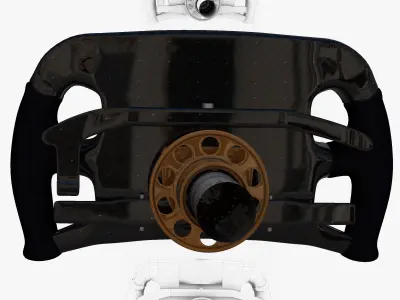 MRT05 Steering Wheel Low-poly 3D model