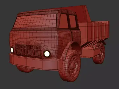Truck 3D model 21