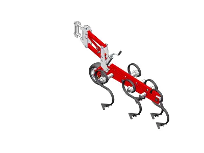WG 0002 - Complete range of 45 inter-row cultivators 3D model