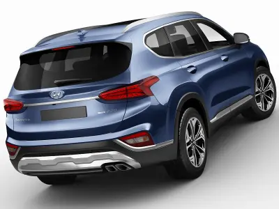 Hyundai Santa Fe 2019 3D model