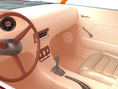 Ford Mustang Fastback 4K 3D model