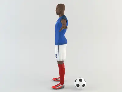 France footballer 3D model
