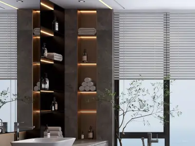 Bathroom Interior 012 3D model