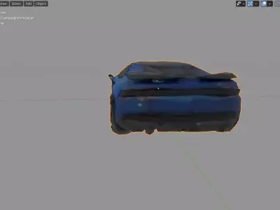 Lamborghini Huracan debree apocalypse textured for your Game Dev Low-poly 3D model