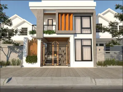 House Model First Floor 3D model