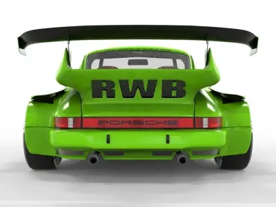 Porsche 911 RWB 3D model
