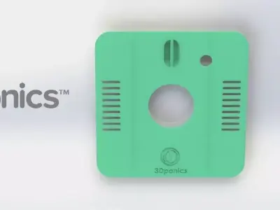 Square Lid - 3Dponics Cube System Free 3D print model