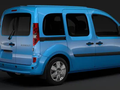 Renault Kangoo Combi L2 2017 3D model