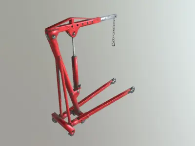 Hydraulic Engine Hoist 3D model