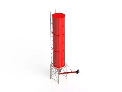 WG 4006 - Grain silo -13 3D model