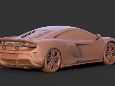 Mclaren 675LT 3D print model