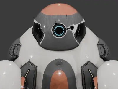Robot 3D model 8