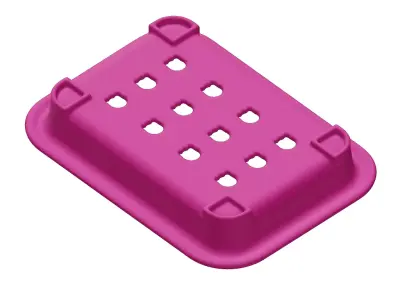 Plastic Premium Soap Holder 3D model