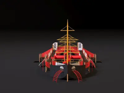 Playground ship 3D model