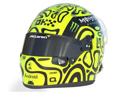 F1 Lando Norris Helmet 2024 3D model