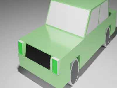 animation car 3D model