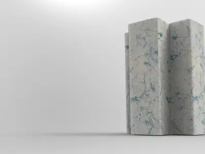 Plus Vase Low-poly 3D model