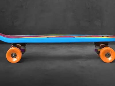 3D Skate board 3D model