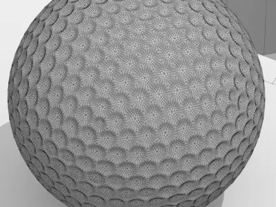 Golf ball 3D model