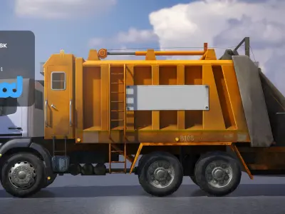 TW Rubbish Truck 001 3D model