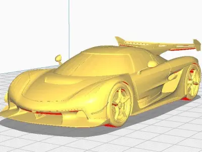 CAR PACKAGE NO3 5 CARS Low-poly 3D model