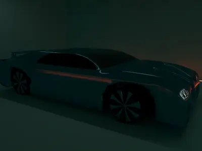 Bugatti chiron 3D model buy