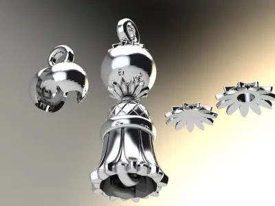 Rosary tassel 3D print model