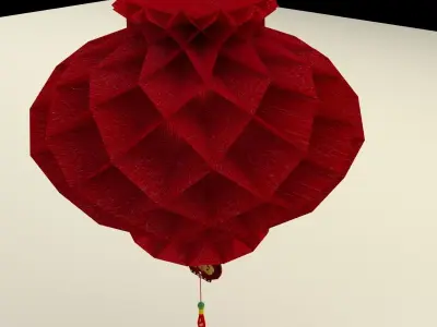 Chinese Honeycomb Lantern 3D model