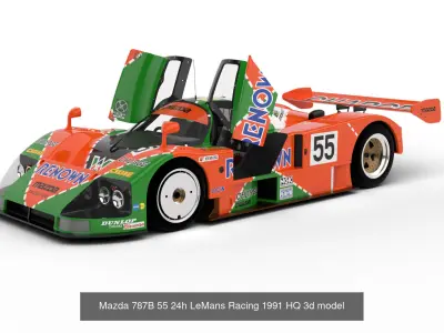 Pack Mazda 787B Racing 1991 HQ interior