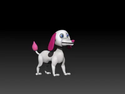 dog 3d model 3D model