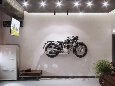 Barber Shop Interior Design  3D model