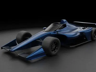 Indycar Oval Version 3D model