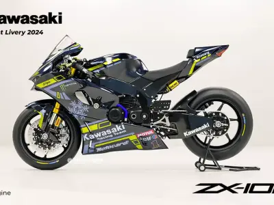 Kawasaki ZX10-RR Winter Test Livery 3D model