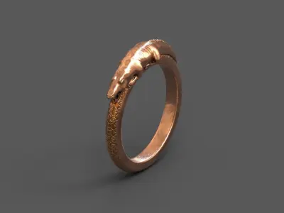 High-Quality 3D Ring Model Low-poly 3D model 15